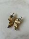 Vintage Alfred Philippe Crown Trifari BUTTERFLY dimensional gold brooch