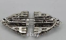Vintage Alfred Philippe Crown Trifari Clip-Mates Dress Shoe Clips Brooch 1936
