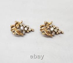Vintage Alfred Philippe Crown Trifari Grape Cluster Couture Brooches