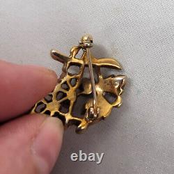 Vintage Alfred Philippe Crown Trifari Grape Cluster Couture Brooches