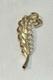 Vintage Alfred Philippe TRIFARI Royal Replica WALES FEATHER Brooch 2.75 (L)