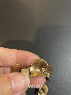 Vintage Alfred Philippe Trifari Gold Tone Rhinestone Choker Necklace