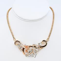 Vintage Alfred Philippe Trifari Pat. Pend. Promenade Necklace and Bracelet 1952