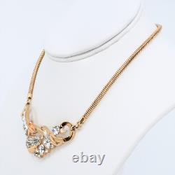 Vintage Alfred Philippe Trifari Pat. Pend. Promenade Necklace and Bracelet 1952