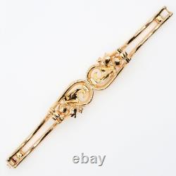 Vintage Alfred Philippe Trifari Pat. Pend. Promenade Necklace and Bracelet 1952