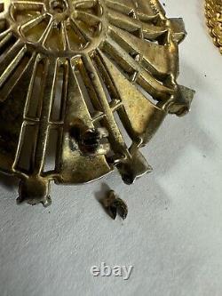 Vintage Brooch Trifari Fur Clip Alfred Philippe Dream Shell Sterling Rare 1940s