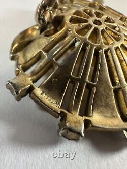 Vintage Brooch Trifari Fur Clip Alfred Philippe Dream Shell Sterling Rare 1940s