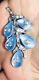 Vintage CROWN TRIFARI ALFRED PHILIPPE BLUE FRUIT SALAD FUR CLIP RHINESTONES/RARE