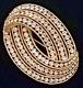 Vintage CROWN TRIFARI Alfred Philippe Design Patent Pave Loop Rhinestone Brooch