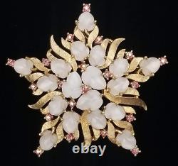 Vintage CROWN TRIFARI Alfred Philippe Moonglow Star Acorn Fruit Salad Pin Brooch