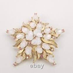 Vintage CROWN TRIFARI Alfred Philippe Moonglow Star Acorn Fruit Salad Pin Brooch