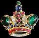 Vintage CROWN TRIFARI Alfred Philippe Rhinestone Crown Pin Brooch