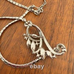 Vintage CROWN TRIFARI? PAT PEND? Fruit Salad ALFRED PHILIPPE Navette NECKLACE