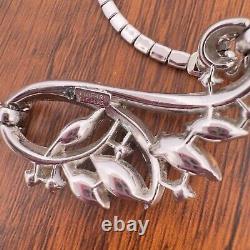 Vintage CROWN TRIFARI? PAT PEND? Fruit Salad ALFRED PHILIPPE Navette NECKLACE