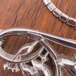 Vintage CROWN TRIFARI? PAT PEND? Fruit Salad ALFRED PHILIPPE Navette NECKLACE