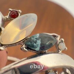 Vintage CROWN TRIFARI? PAT PEND? Fruit Salad ALFRED PHILIPPE Navette NECKLACE