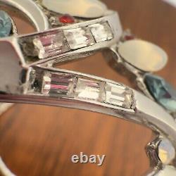 Vintage CROWN TRIFARI? PAT PEND? Fruit Salad ALFRED PHILIPPE Navette NECKLACE