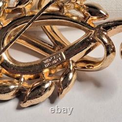 Vintage CROWN TRIFARI Purple Rhinestone ALFRED PHILIPPE Set