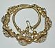 Vintage Crown TRIFARI Alfred Philippe Gold t Marquise Rhinestones Necklace DC2