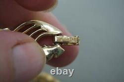 Vintage Crown Trifari Alfred Philippe Ab Rhinestone Gold Tone Necklace Bracelet