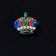 Vintage Crown Trifari Alfred Philippe Jelly Belly L'Orient Enamel Crown Brooch
