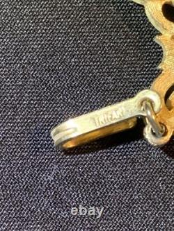 Vintage Crown Trifari Alfred Philippe Necklace Etruscan Green Lucite 5 Strands