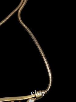 Vintage Crown Trifari Alfred Philippe Necklace Leaf Motif Book Piece Signed