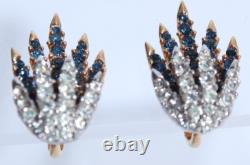 Vintage Crown Trifari Alfred Philippe Starflight Fireworks Sapphire