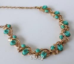 Vintage Crown Trifari Alfred Philippe Thermoset Pebble Beach Parure