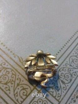 Vintage Crown Trifari Alfred Phillipe Garden Of Eden Enameled RARE Snake Brooch