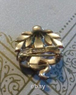 Vintage Crown Trifari Alfred Phillipe Garden Of Eden Enameled RARE Snake Brooch