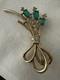 Vintage Crown Trifari Brooch Alfred Philippe 1950's Stamped Rhinestone Pin