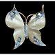 Vintage Crown Trifari Brooch Vintage Alfred Philippe Pin Butterfly Rhinestone