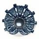 Vintage Crown Trifari Sterling Rhinestone Faux Pearl Brooch Pin Alfred Philippe