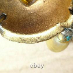 Vintage Custom Alfred Philippe Rhinestone Crown Trifari Brooch Pin Chunky Large