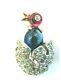 Vintage Rare Crown Trifari Alfred Philippe Chick Hatching From Egg Pin