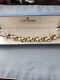 Vintage Signed Crown Trifari Alfred Philippe Faux Pearl Rhinestone Bracelet 7.5