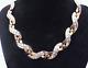 Vintage TRIFARI ALFRED PHILIPPE Pat Pend Clear Rhinestone Collar Necklace