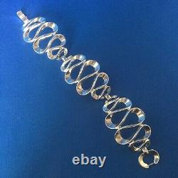 Vintage TRIFARI Alfred Philippe 1953 Mid Century Modern Bracelet & Earrings Set