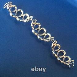 Vintage TRIFARI Alfred Philippe 1953 Mid Century Modern Bracelet & Earrings Set