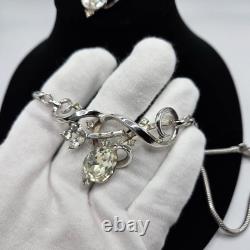Vintage TRIFARI Alfred Philippe Gem of India Necklace and Brooch pin set