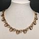 Vintage TRIFARI Pat Pend Aalfred Philippe Necklace Clear Rhinestone. 14.049