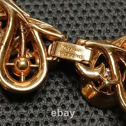Vintage TRIFARI Pat Pend Aalfred Philippe Necklace Clear Rhinestone. 14.049
