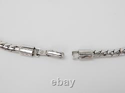 Vintage TRIFARI Pat Pend Alfred Philippe Silver tone METEOR Necklace 15
