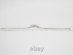 Vintage TRIFARI Pat Pend Alfred Philippe Silver tone METEOR Necklace 15