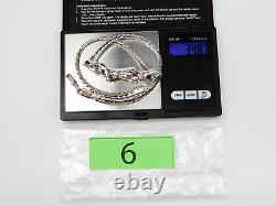 Vintage TRIFARI Pat Pend Alfred Philippe Silver tone METEOR Necklace 15