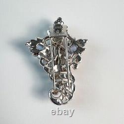Vintage Trifari 1940 Alfred Philippe Cornucopia Flower Fur Clip Pin Parts Repair