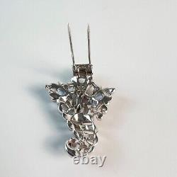 Vintage Trifari 1940 Alfred Philippe Cornucopia Flower Fur Clip Pin Parts Repair