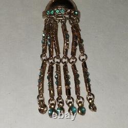 Vintage Trifari Alfred Philippe Articulated Dangles Pin/Chatelaine Pin
