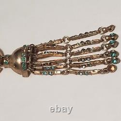 Vintage Trifari Alfred Philippe Articulated Dangles Pin/Chatelaine Pin